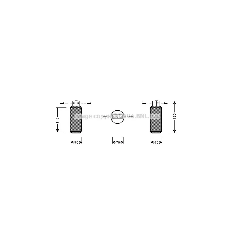 Filtre déshydratant, climatisation AVA QUALITY COOLING SBD042