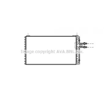 Condenseur, climatisation AVA QUALITY COOLING ST5029