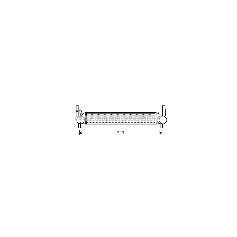 Intercooler, échangeur AVA QUALITY COOLING STA4039