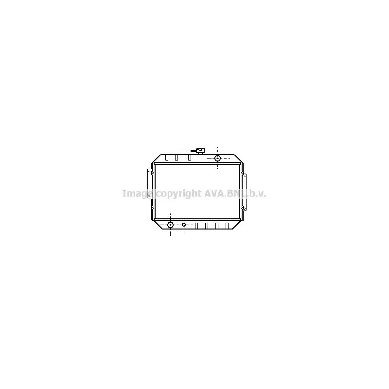Radiateur, refroidissement du moteur AVA QUALITY COOLING SU2003