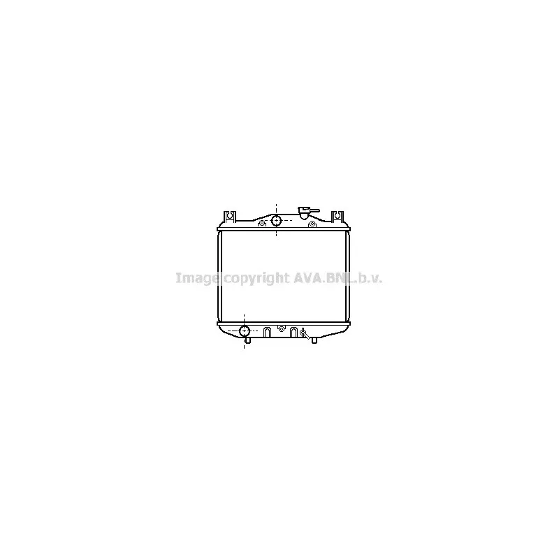 Radiateur, refroidissement du moteur AVA QUALITY COOLING SU2007