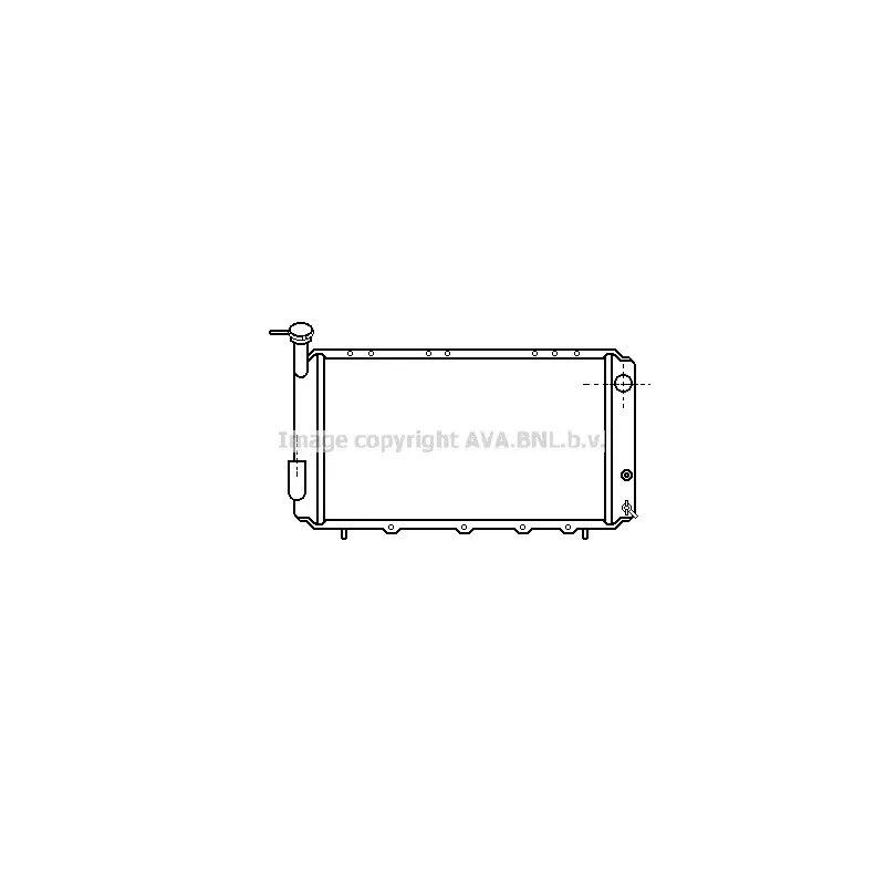 Radiateur, refroidissement du moteur AVA QUALITY COOLING SU2008