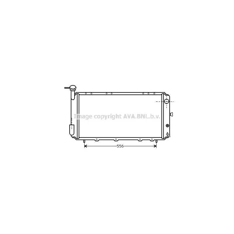 Radiateur, refroidissement du moteur AVA QUALITY COOLING SU2011