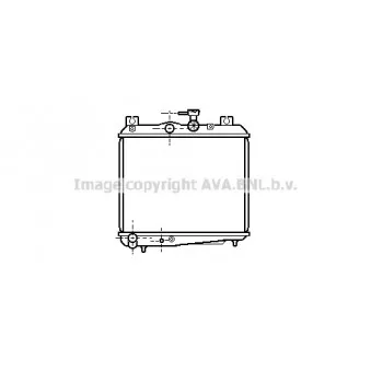 Radiateur, refroidissement du moteur AVA QUALITY COOLING SU2020
