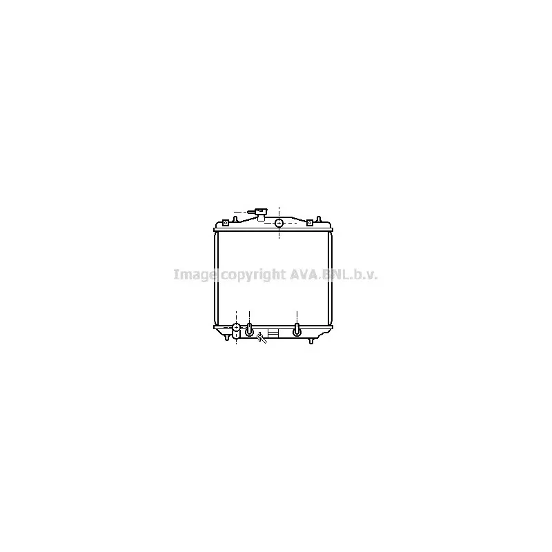 Radiateur, refroidissement du moteur AVA QUALITY COOLING SU2022