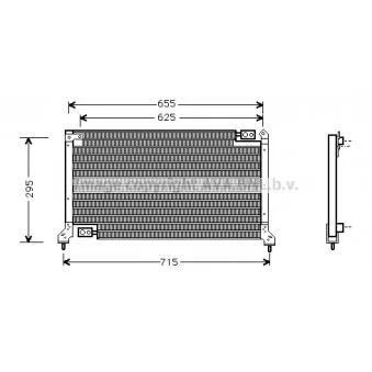 Condenseur, climatisation AVA QUALITY COOLING SU5030