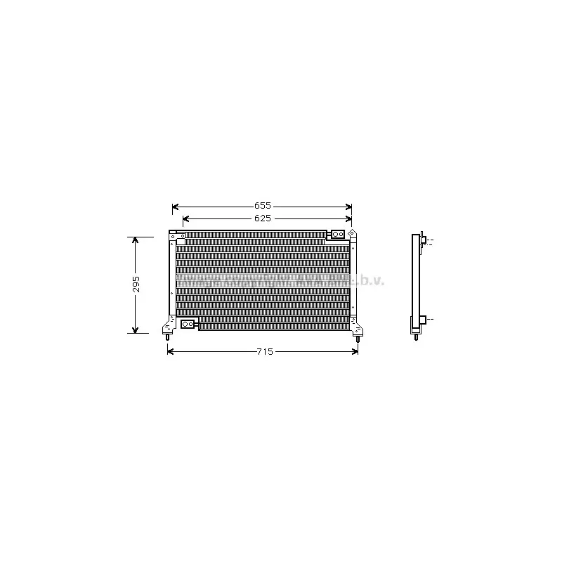 Condenseur, climatisation AVA QUALITY COOLING SU5030