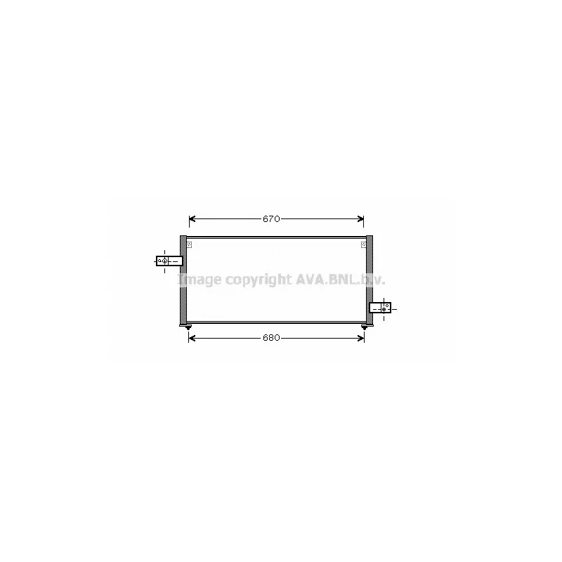 Condenseur, climatisation AVA QUALITY COOLING SU5061