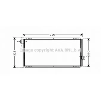 Condenseur, climatisation AVA QUALITY COOLING SU5062