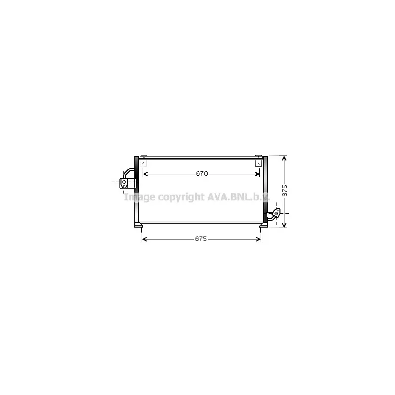 Condenseur, climatisation AVA QUALITY COOLING SU5063