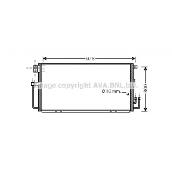 Condenseur, climatisation AVA QUALITY COOLING SU5064D