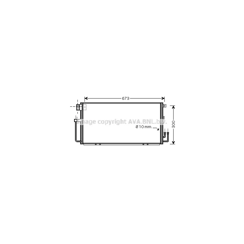 Condenseur, climatisation AVA QUALITY COOLING SU5064D