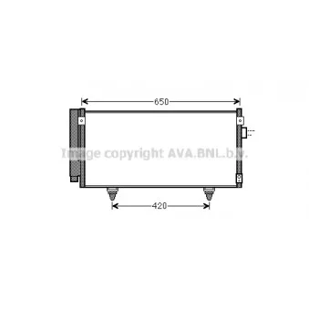 Condenseur, climatisation AVA QUALITY COOLING SU5077D