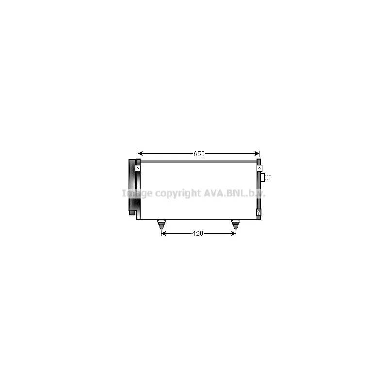 Condenseur, climatisation AVA QUALITY COOLING SU5077D
