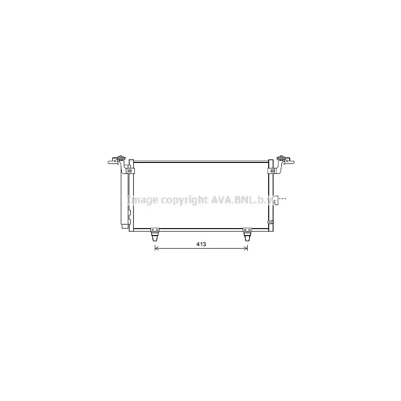 Condenseur, climatisation AVA QUALITY COOLING SU5084