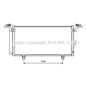 Condenseur, climatisation AVA QUALITY COOLING SU5084D