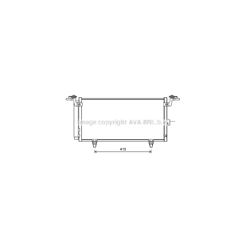 Condenseur, climatisation AVA QUALITY COOLING SU5084D