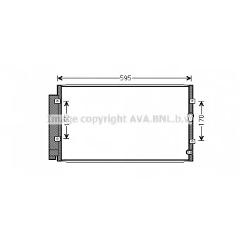 Condenseur, climatisation AVA QUALITY COOLING SU5102D