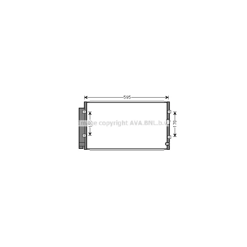 Condenseur, climatisation AVA QUALITY COOLING SU5102D