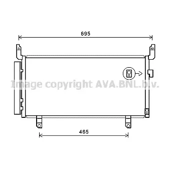 Condenseur, climatisation AVA QUALITY COOLING SU5104D
