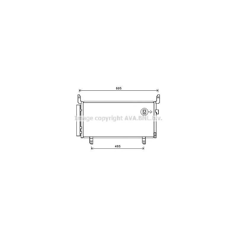 Condenseur, climatisation AVA QUALITY COOLING SU5104D