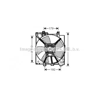 Ventilateur, refroidissement du moteur AVA QUALITY COOLING SU7509