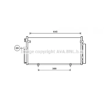 Condenseur, climatisation AVA QUALITY COOLING SUA5078D