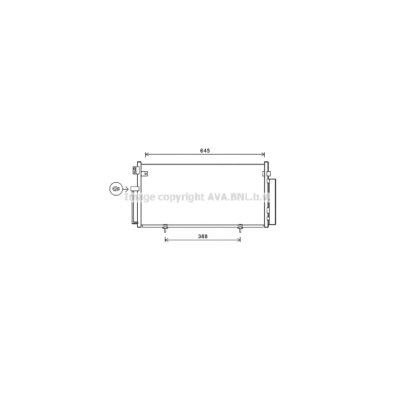 Condenseur, climatisation AVA QUALITY COOLING SUA5078D