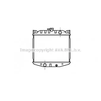 Radiateur, refroidissement du moteur AVA QUALITY COOLING