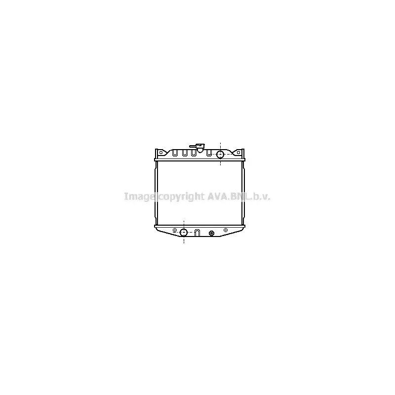 Radiateur, refroidissement du moteur AVA QUALITY COOLING SZ2004
