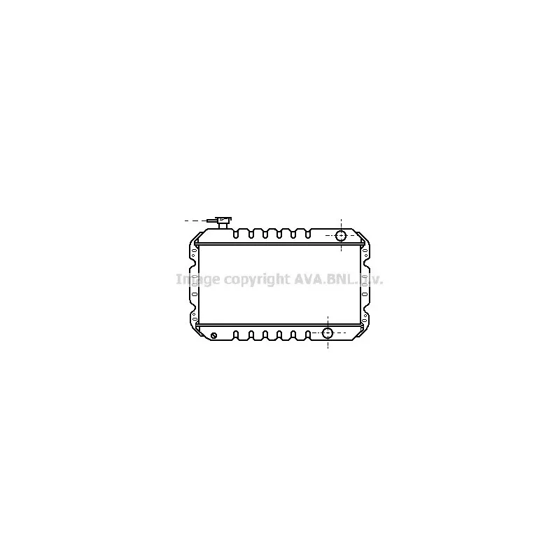 Radiateur, refroidissement du moteur AVA QUALITY COOLING SZ2008