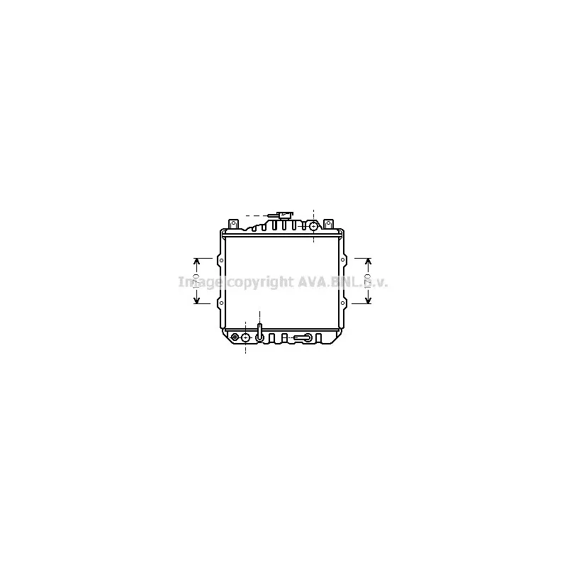 Radiateur, refroidissement du moteur AVA QUALITY COOLING SZ2011