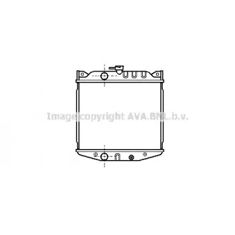 Radiateur, refroidissement du moteur AVA QUALITY COOLING SZ2013