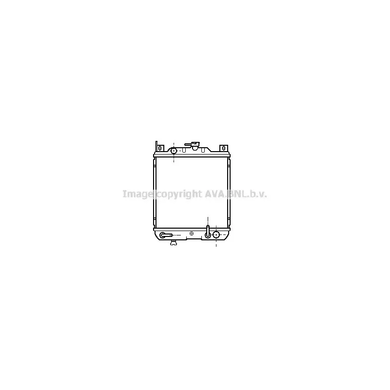 Radiateur, refroidissement du moteur AVA QUALITY COOLING SZ2019