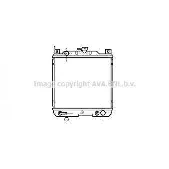Radiateur, refroidissement du moteur AVA QUALITY COOLING SZ2021