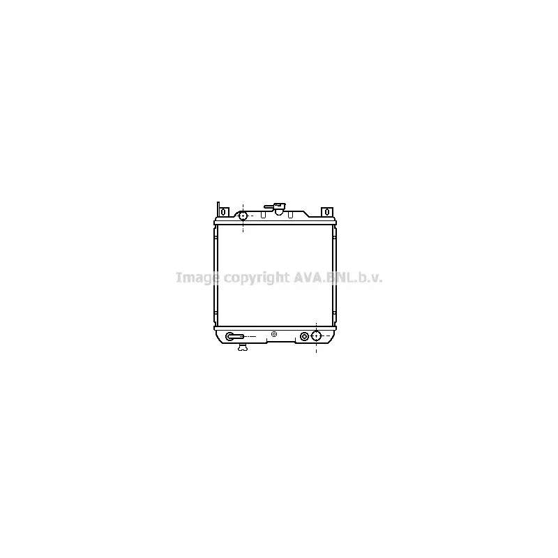 Radiateur, refroidissement du moteur AVA QUALITY COOLING SZ2021