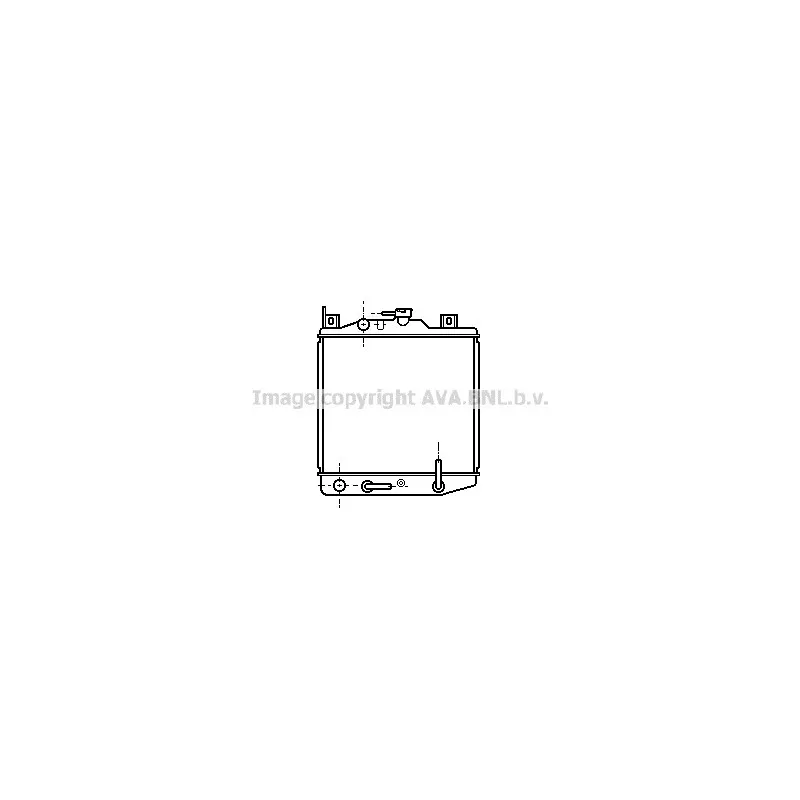 Radiateur, refroidissement du moteur AVA QUALITY COOLING SZ2023