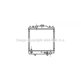 Radiateur, refroidissement du moteur AVA QUALITY COOLING SZ2029