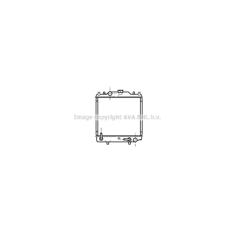 Radiateur, refroidissement du moteur AVA QUALITY COOLING SZ2029