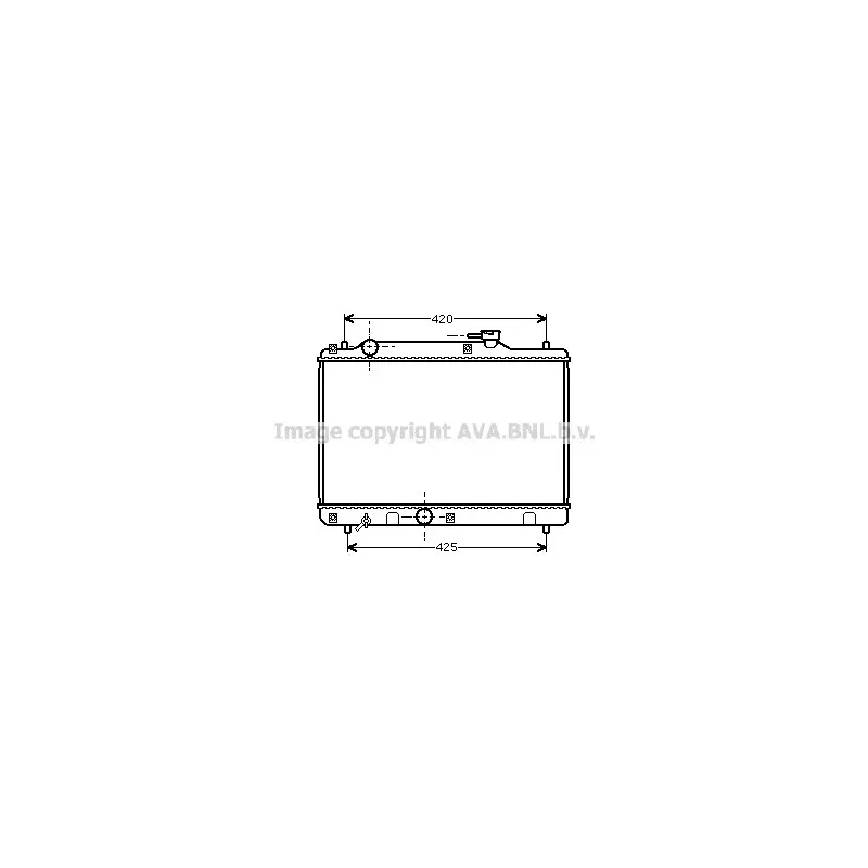 Radiateur, refroidissement du moteur AVA QUALITY COOLING SZ2034