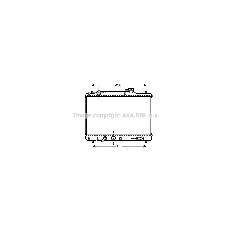 Radiateur, refroidissement du moteur AVA QUALITY COOLING SZ2052