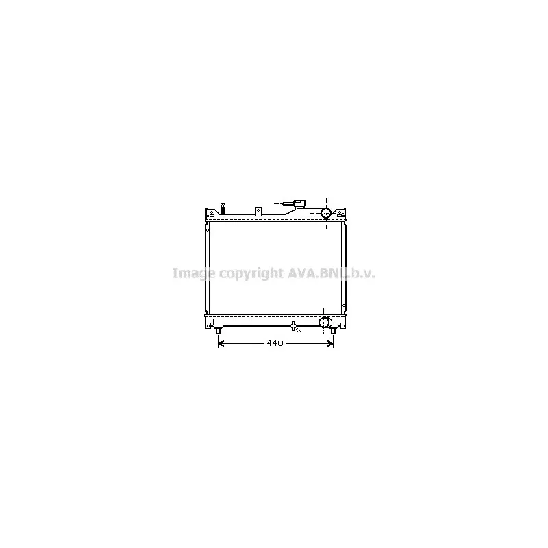 Radiateur, refroidissement du moteur AVA QUALITY COOLING SZ2079