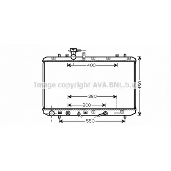 Radiateur, refroidissement du moteur AVA QUALITY COOLING