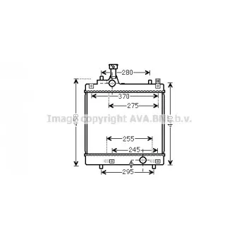 Radiateur, refroidissement du moteur AVA QUALITY COOLING