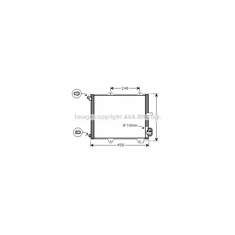 Condenseur, climatisation AVA QUALITY COOLING SZ5088