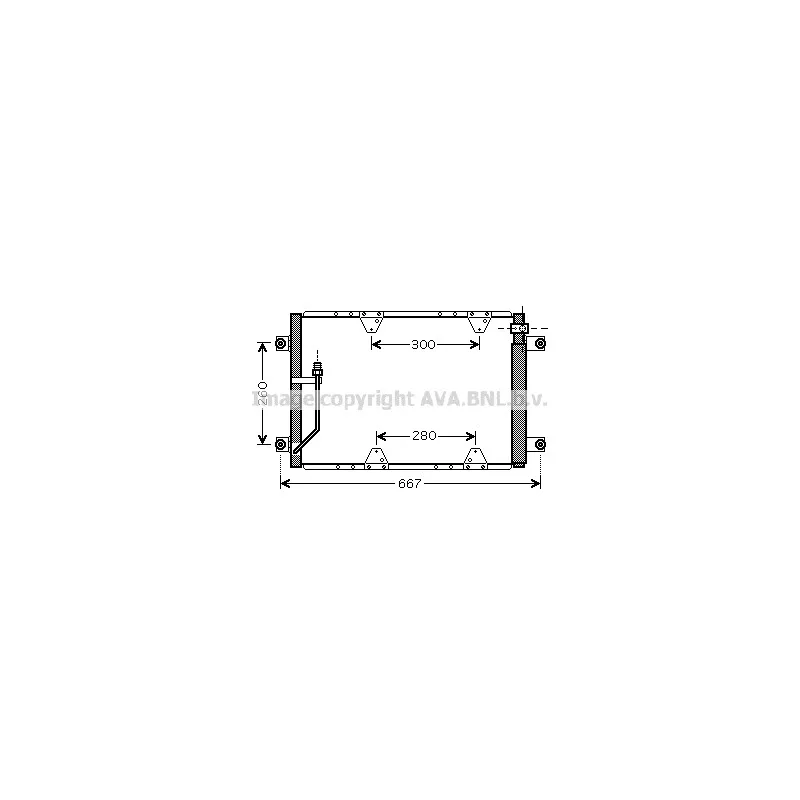 Condenseur, climatisation AVA QUALITY COOLING SZ5107D
