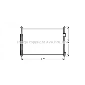 Condenseur, climatisation AVA QUALITY COOLING SZ5108