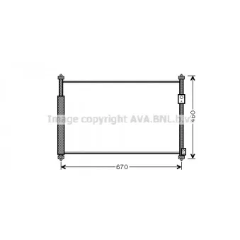 Condenseur, climatisation AVA QUALITY COOLING SZ5108D