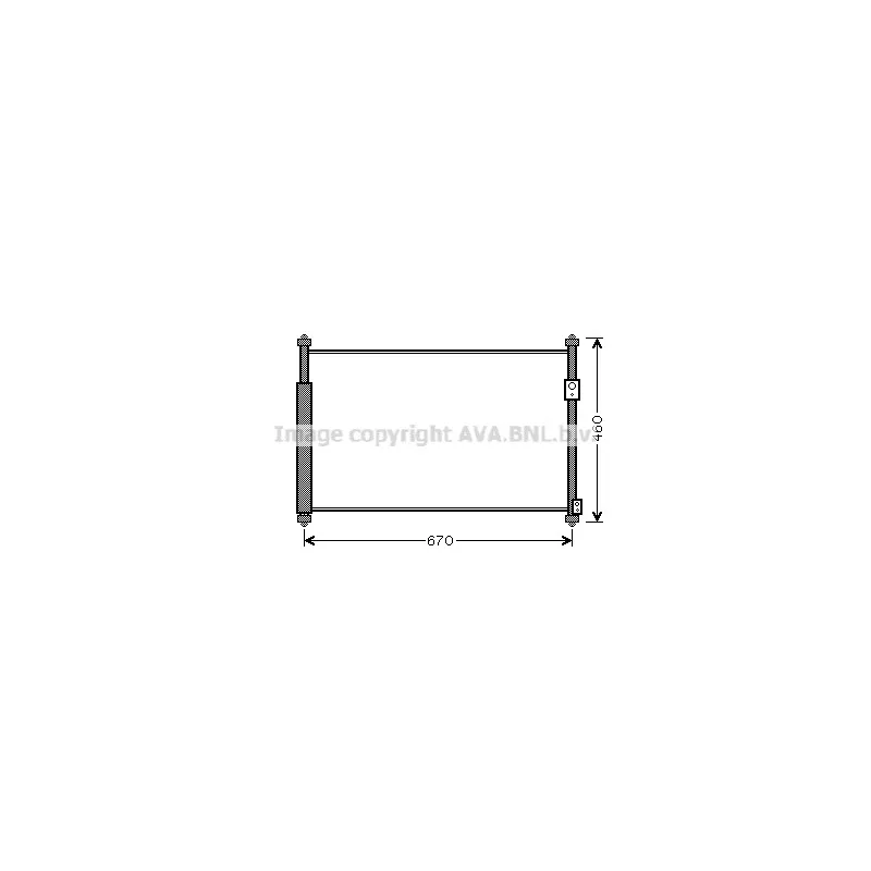 Condenseur, climatisation AVA QUALITY COOLING SZ5108D