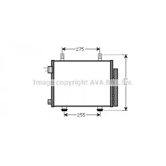 Condenseur, climatisation AVA QUALITY COOLING SZ5115D
